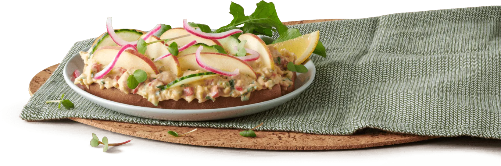 Chickpea mayo sandwich