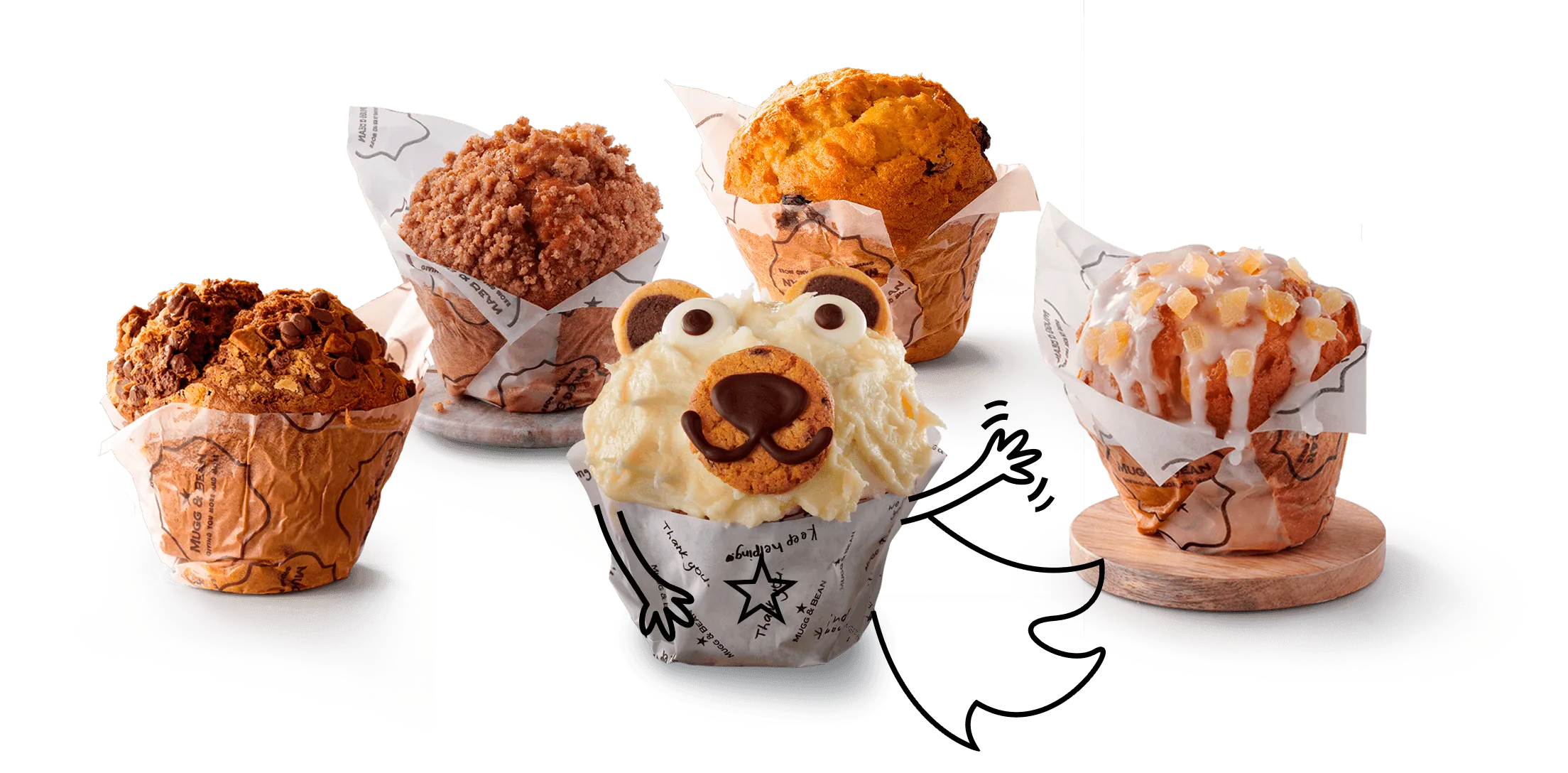 Group of Muffins
