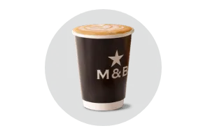 M&B takeaway coffee