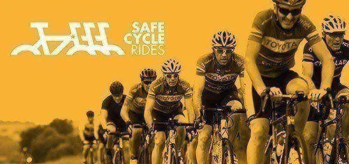 Safe cycle rides people on bikes