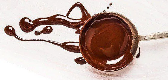 Chocolate and spoon