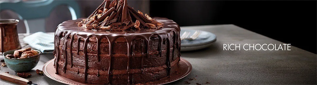 Rich chocolate cake
