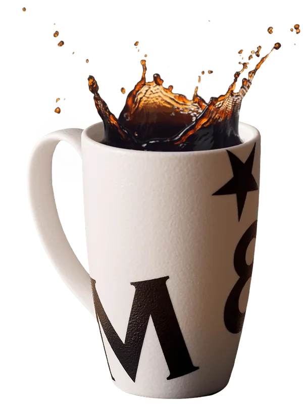 Splash coffee mug