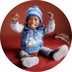 Lindo looking very happy