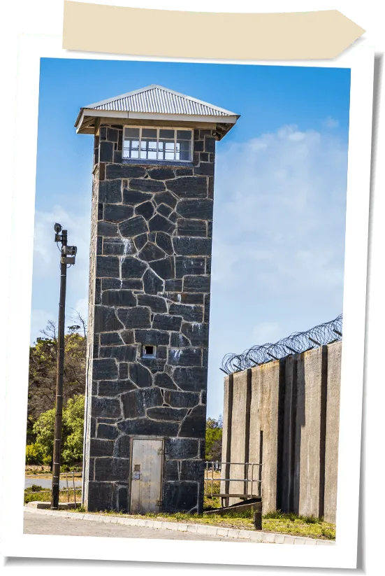 Old watch tower in the Western Cape