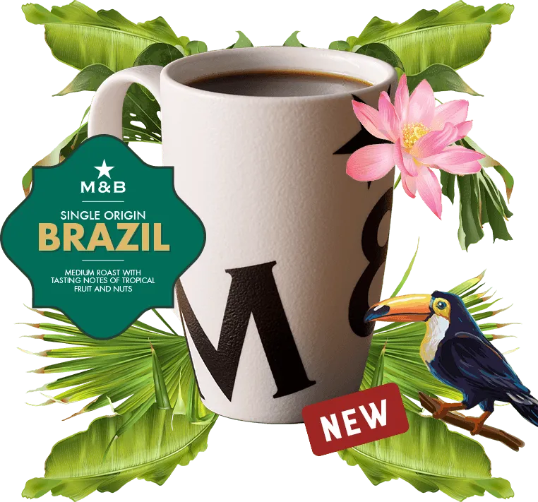 Complementary Cake Single Origin Brazil Bottomless coffee range