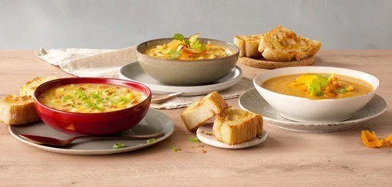 Hearty and generous soups