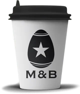M&B Easter coffee takeaway cup