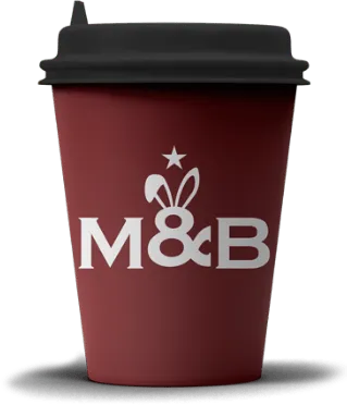 M&B Easter coffee takeaway cup