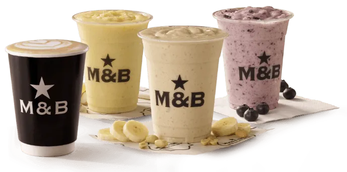 Mugg & Bean drinks