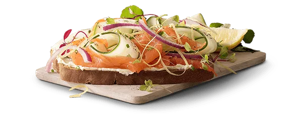 Smoked Trout Open Sandwich