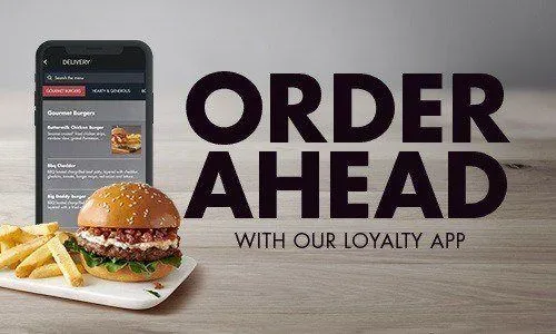 Order ahead our loyalty app