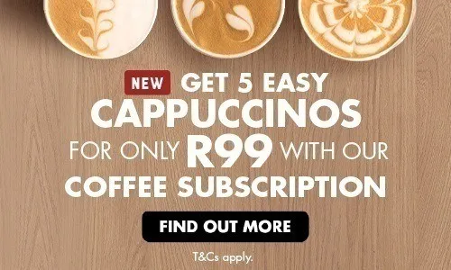 Cups of coffee with latte art.