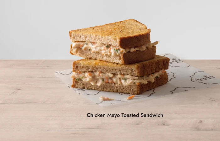 Chicken Mayo Toasted Sandwiches