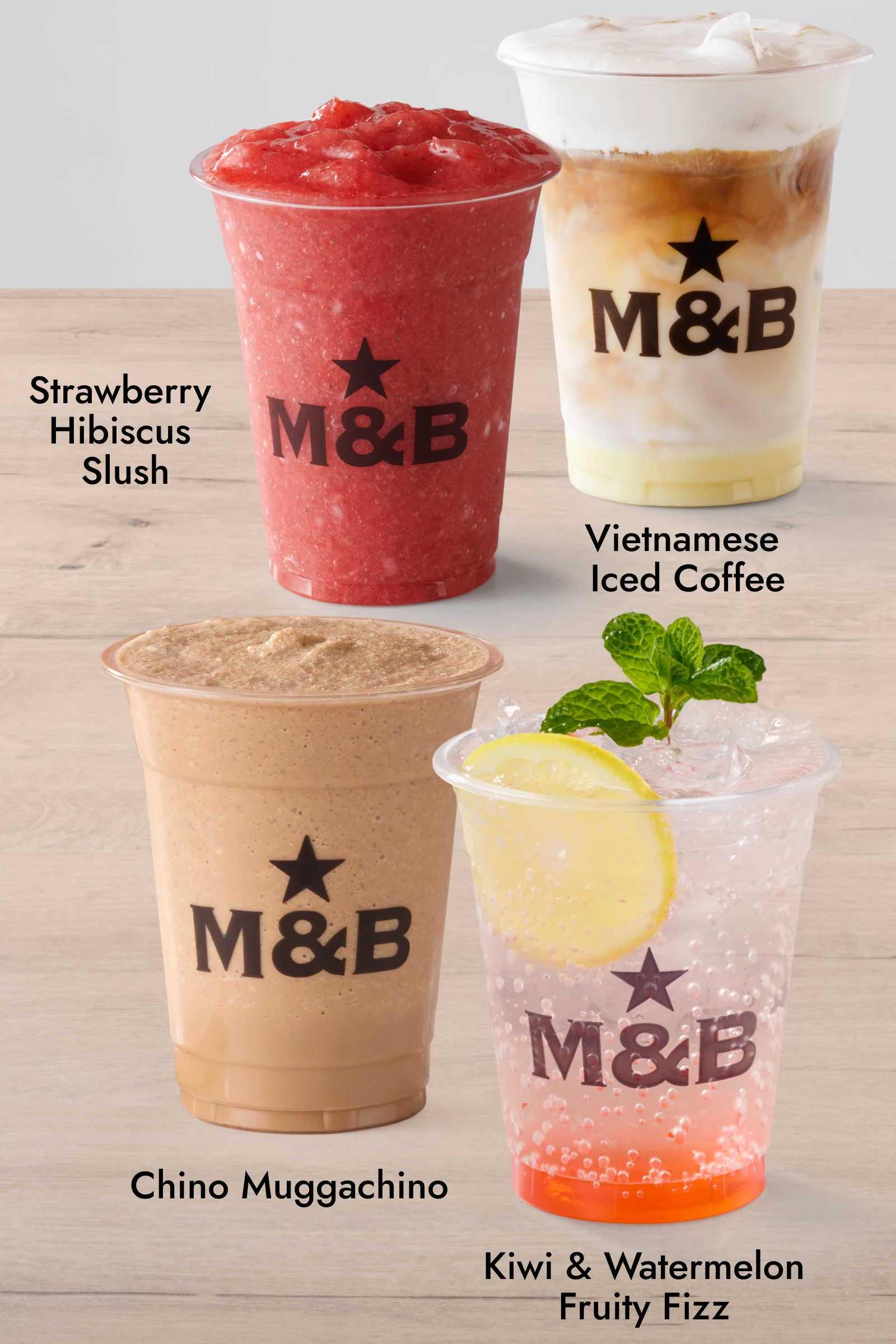 Range of Mugg & Bean chilled drinks