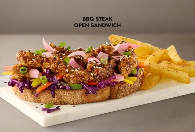 BBQ Steak Open Sandwich