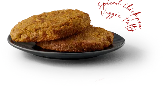 Veggie burger patties