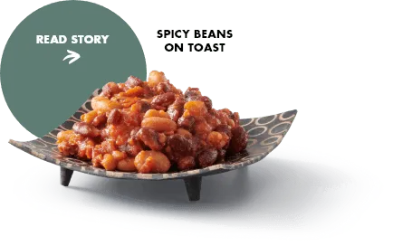 Spicy Beans on Toast