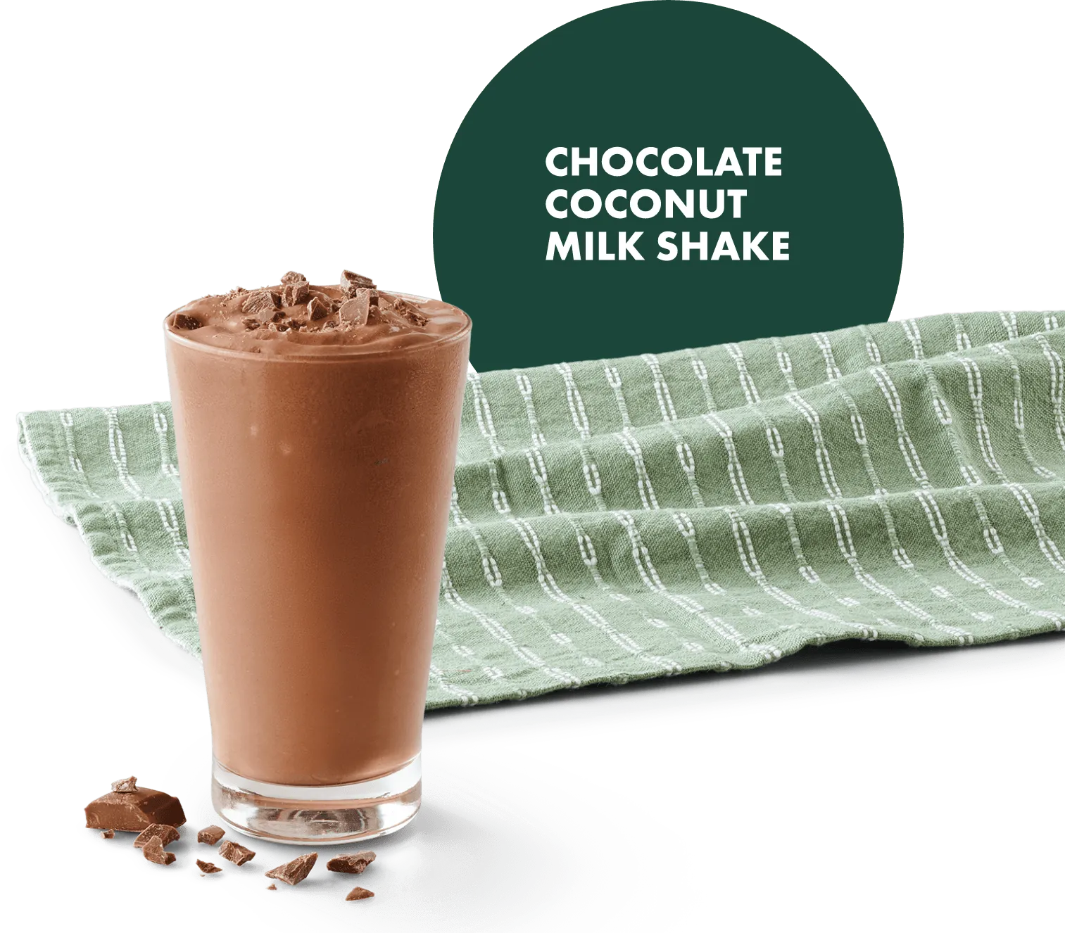 Chocolate Coconut Milk Shake