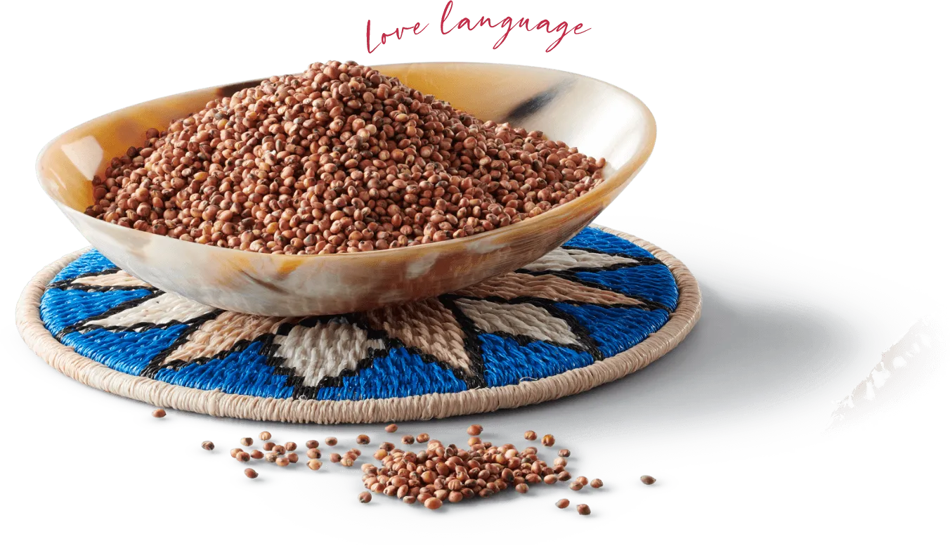 Sorghum in a bowl