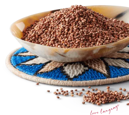 Sorghum in a bowl